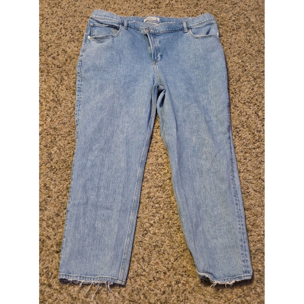 Abercrombie & Fitch The 90's Straight Ultra High Rise Jeans Womens Size 34 (18s)
